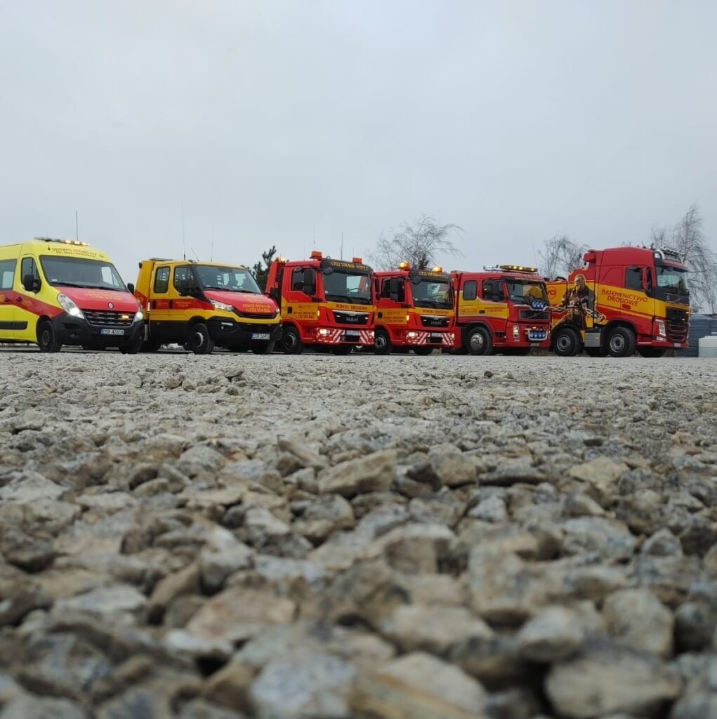 Holowanie TIR Wrocław podczas awarii ciężarówki na drodze ekspresowej w okolicach miasta